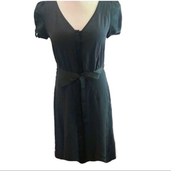 Marc Jacobs Little Black Dress 100% Silk Sz 2 - Picture 1 of 6